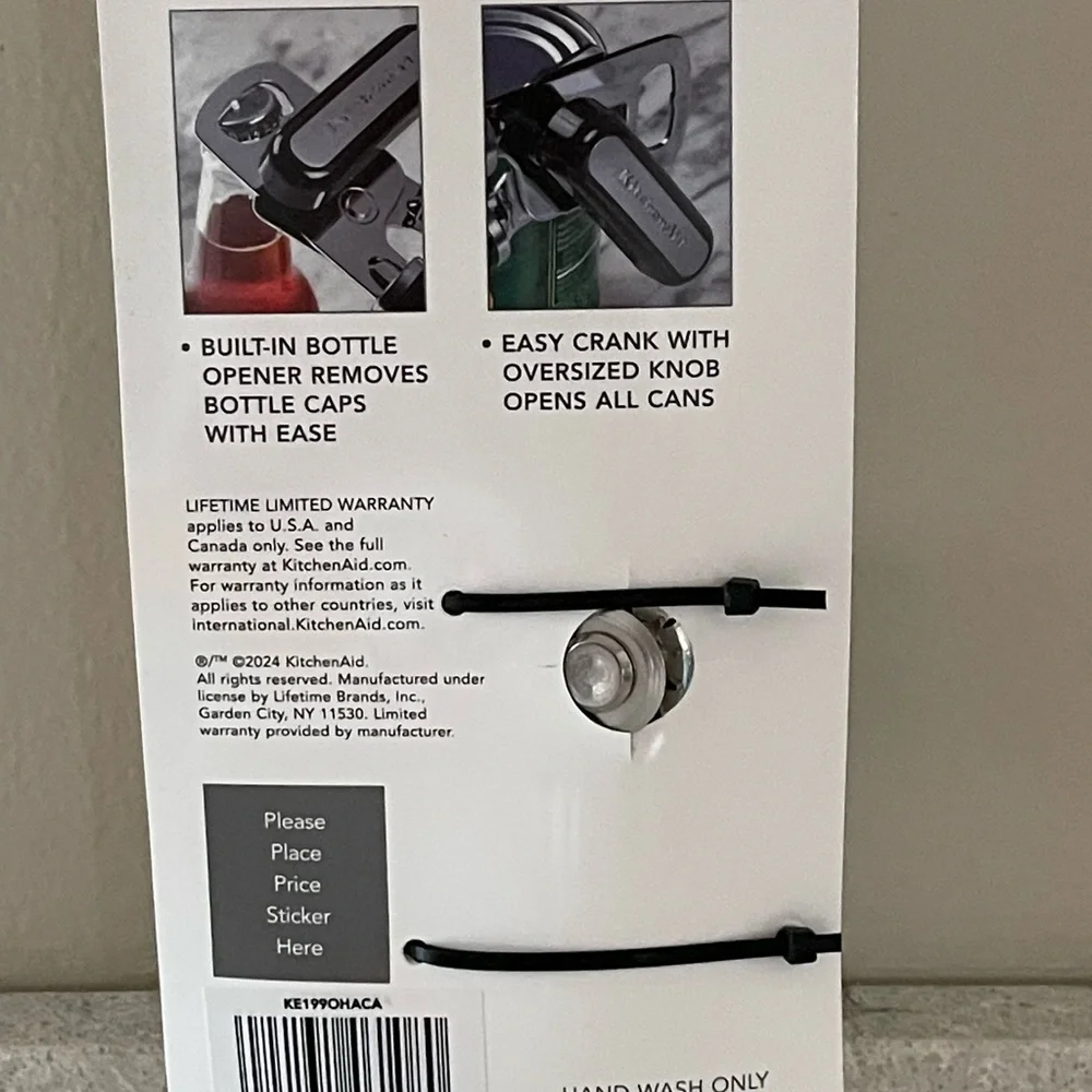 KitchenAid Multi-Function Can Opener, Almond Cream